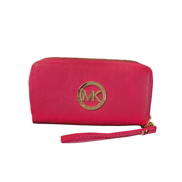 Bright Pink clutch wristlet - Picture 1 of 7